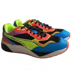 Puma Running Shoes Mens 11 D RS Metric Lava Lime Squeeze Glow In the Dark NEW